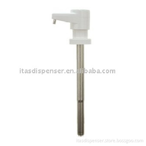 Elbow soap dispenser pump